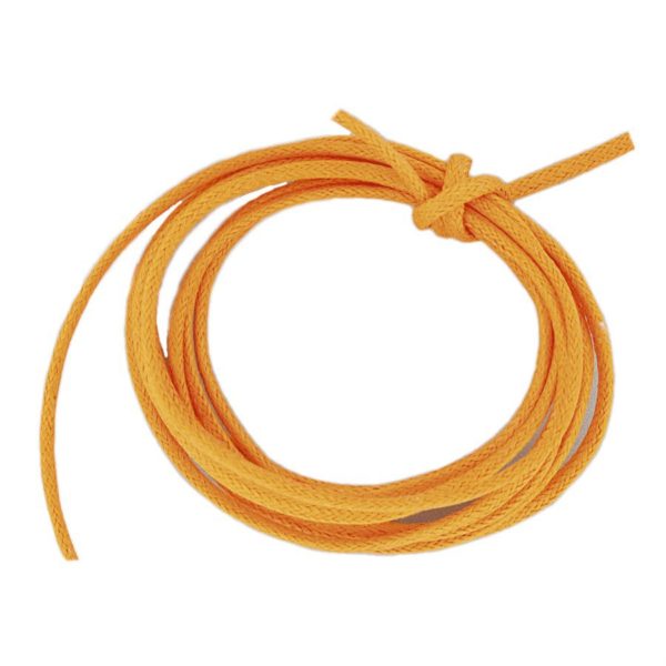 Baumwollschnur Baumwollkordel gewachst 2mm orange - 100m Rolle | Bejol Bastelshop