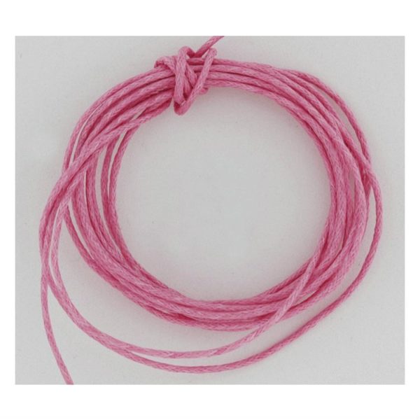 Baumwollschnur Baumwollkordel gewachst 2mm pink - 100m Rolle | Bejol Bastelshop