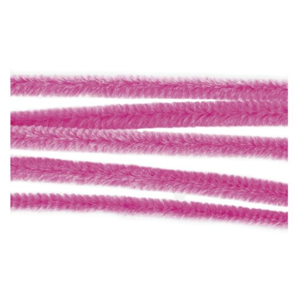 Chenilledraht - 50 Pfeifenputzer rosa Ø 6mm 30cm | Bejol Bastelshop