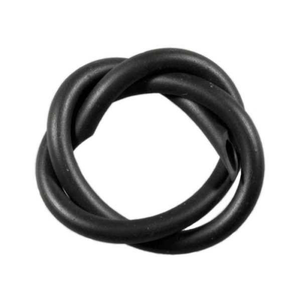 Gummi Schmuckband Kautschukband 4mm hohl schwarz 20m - Tube für Schmuck basteln | Bejol Bastelshop