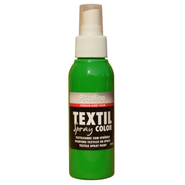 Textilfarbe zum Sprühen, Piccolino Textil Spray Textilsprühfarbe grün 100ml